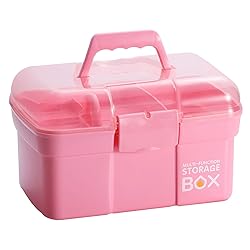 Kinsorcai 11'' Plastic Storage Box with Removable