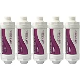 5pc Bidet Ion Resin Filter Replacement Set 15mm for BRONDELL Swash Bidet Toilet Seats SWF44