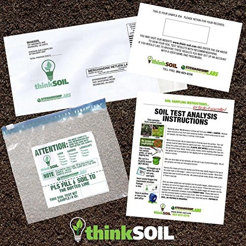 Garden Soil Test kit, Soil Analysis and Correction 4 Season Nutrient Management Plan, Scientific Instructions for A Healthy Garden