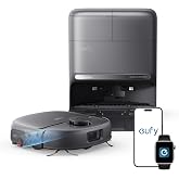 eufy C28 Robot Vacuum Cleaner and Mop Combo, 15,000 Pa, HydroJet Roller Mop | Zero-Tangle for Pet Hair, Auto Mop Washing&amp;Drying, Self-Emptying&amp;Refilling, Upgraded from X10 Pro, for carpet, 2026 New