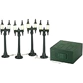 Department 56 Accessories for Villages Double Street Lamps Accessory Figurine (Set of 4)