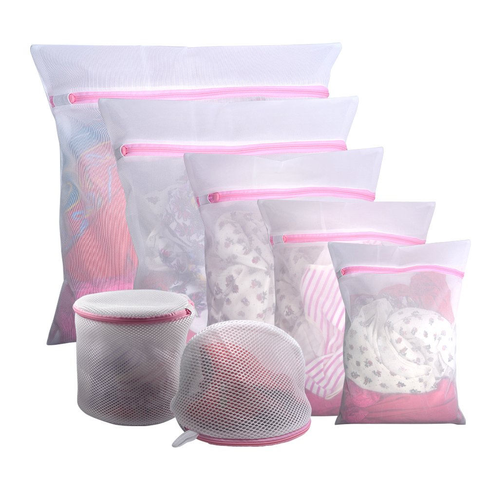 Gogooda 7Pcs Mesh Laundry Bags for Delicates with Premium Zipper