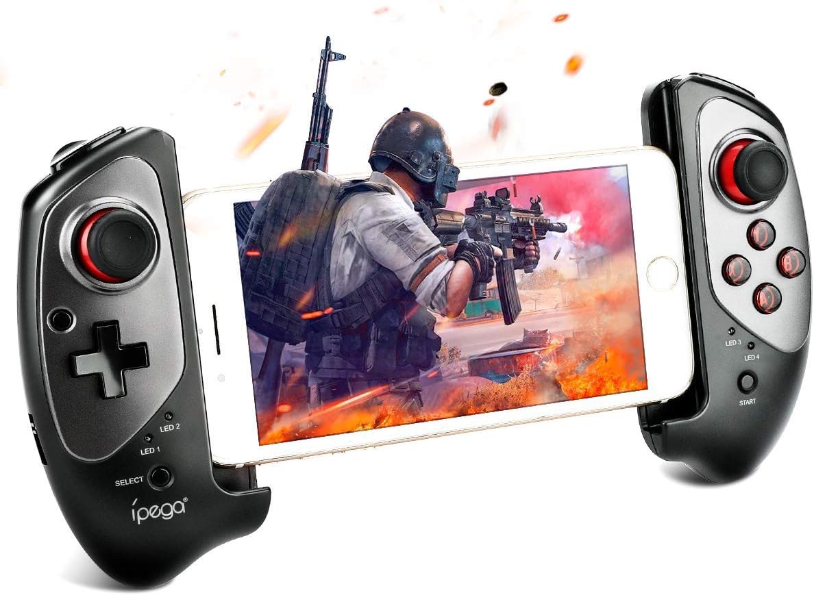 KINOEE Mobile Gamepad Wireless Moblie Game Controller Retractable Bluetooth Gaming Controller Support Nintendo Switch, Android Tablet/Smart Phone/TV Box/Smart TV/VR, Win7/ Win8/ Win10 PC