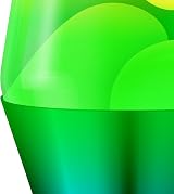 Lava Lamp Rainbow 2179 Hand Painted Globe White Wax 14.5 Inch Lamp view 7
