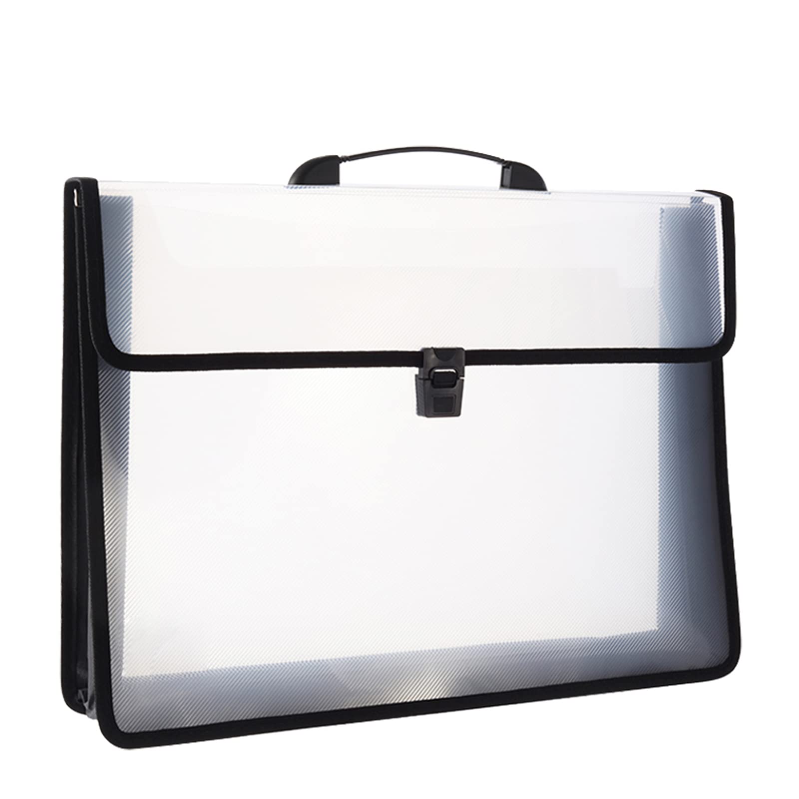 Photo 1 of 12x16.5 Portfolio A3 PP Plastic Transparent Oxford Cloth Edge Waterproof Black 1 Pack