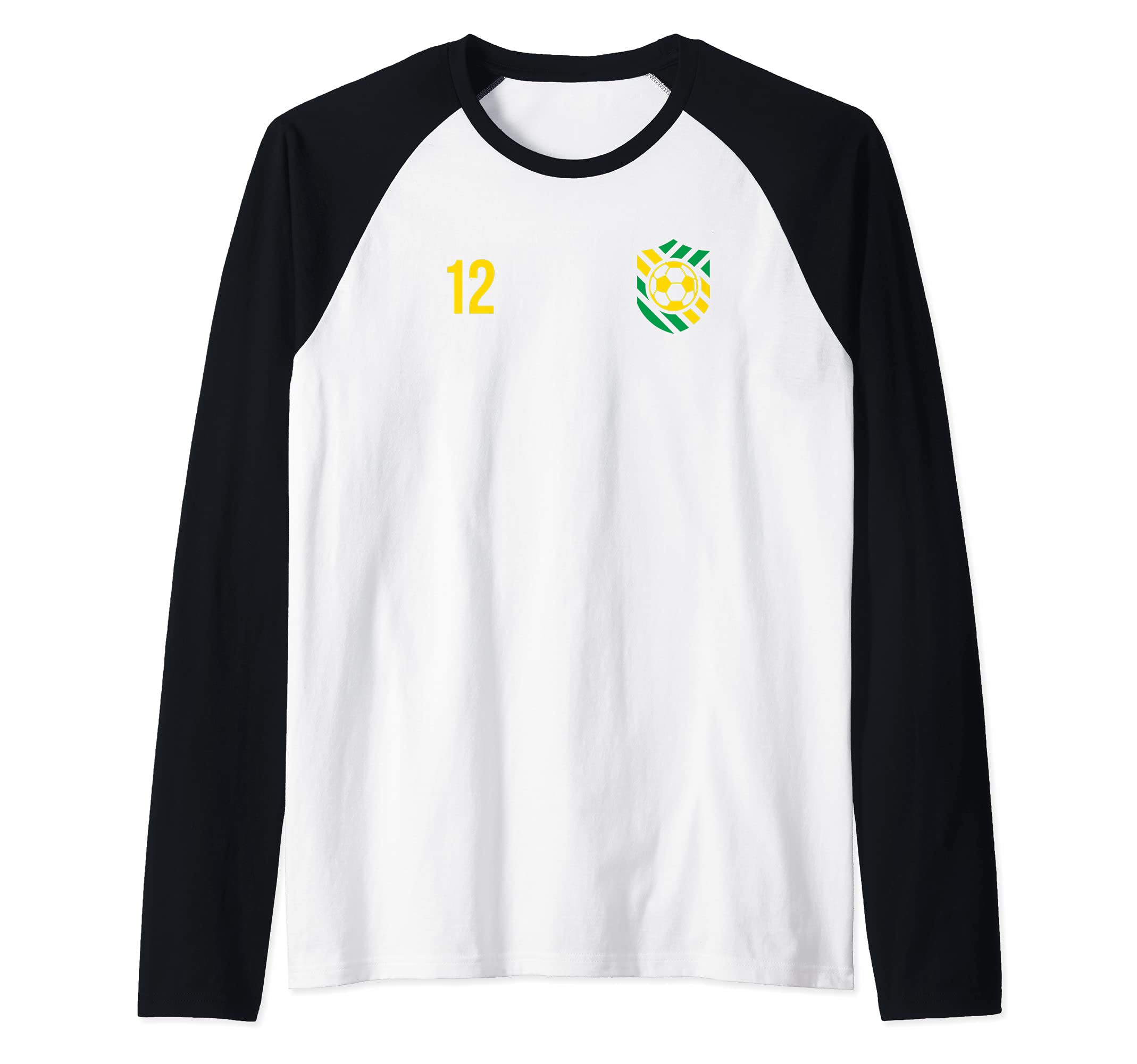 Flag Brasil Raglan Baseball Tee