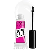 NYX PROFESSIONAL MAKEUP The Brow Glue, Extreme Hold Eyebrow Gel, Clear | Non-Sticky, Transfer-proof, Waterproof, No Flake Brow Gel, Up to 16HR Hold, Vegan &amp; Cruelty Free