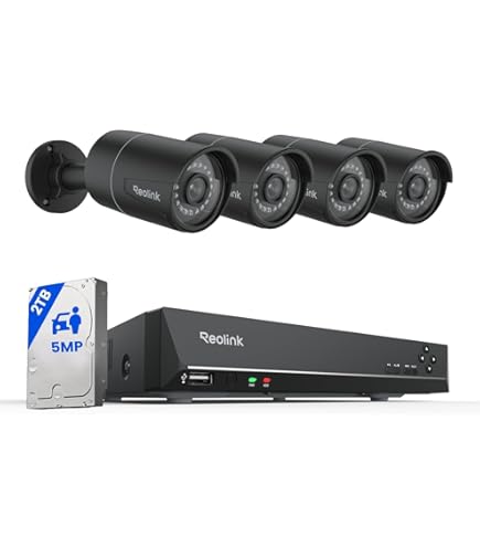 Amazon.com: REOLINK 5MP Security PoE Camera, Surveillance Outdoor