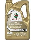 Amazon.com: Castrol EDGE 0W-20 Advanced Full Synthetic Motor Oil