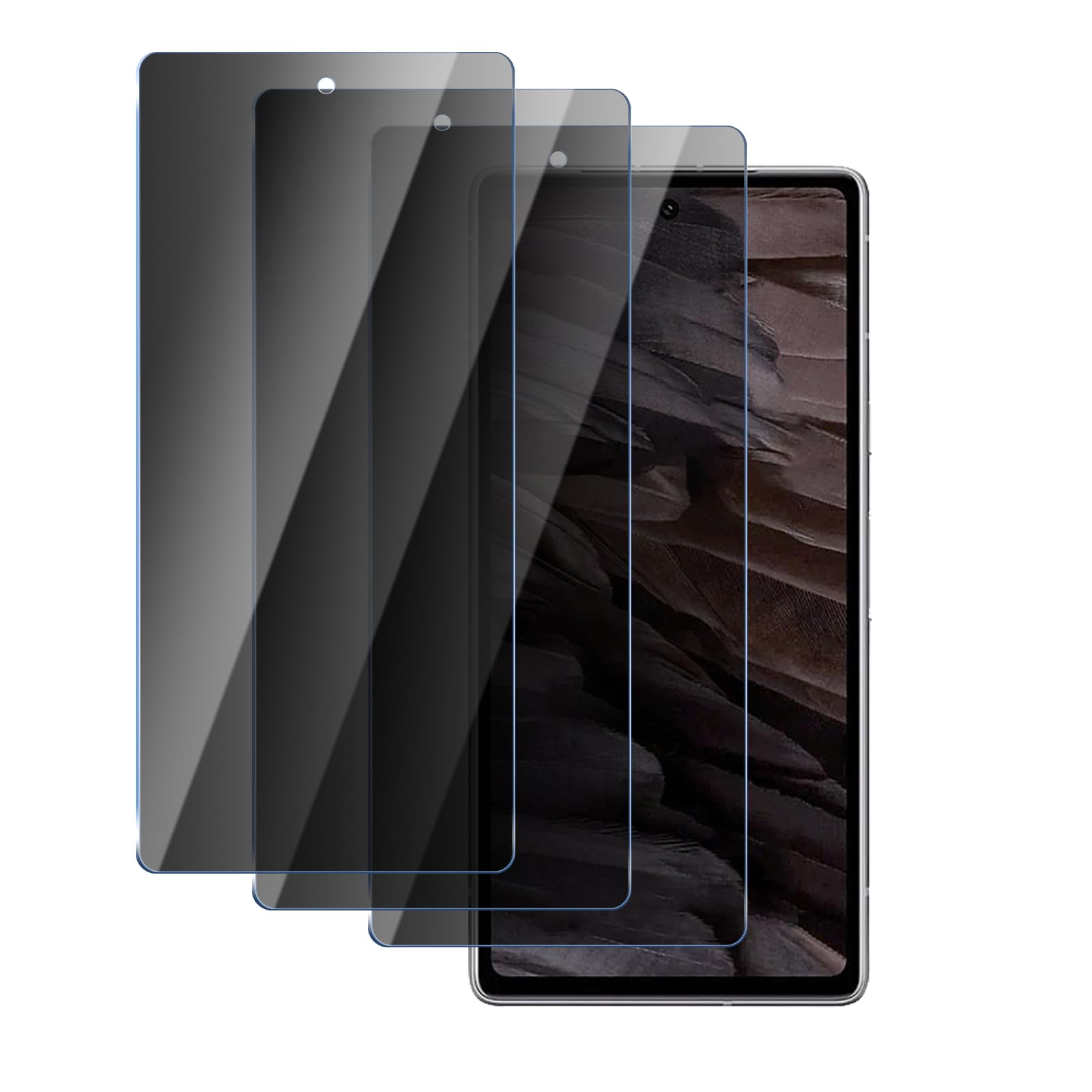 YUXINDZ 3 Pack Privacy Screen Protector for Google Pixel 7A, Anti-Spy Tempered Glass Film Anti-Scratch, 9H Hardness