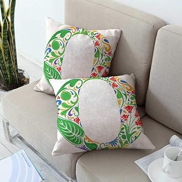 Amazon Com Ediyuneth Decorative Square Accent Pillow Case Letter
