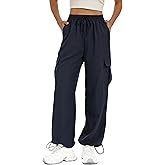Lzzidou Womens Hiking Pants Lightweight Waterproof Quick Dry Cargo Pants with 4 Pockets Travel Outdoor Clothes Navy Blue
