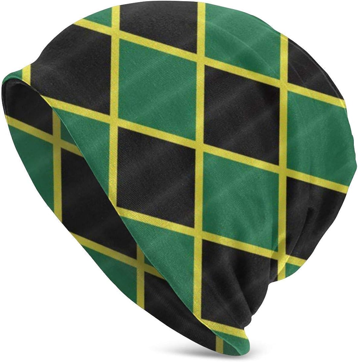 Tedtte Bandera jamaicana Raya Isla caribeña Sombrero Tejido Holgado