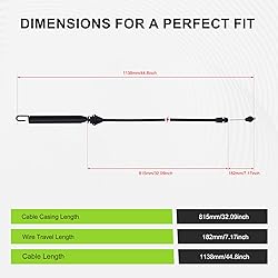 Harbot 175067 Deck Clutch Cable for Craftsman