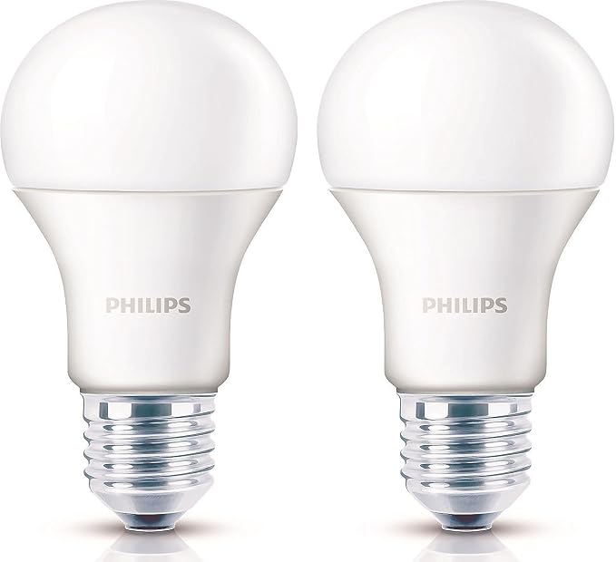 Philips Base E27 14-Watt LED Bulb (Pack of 2, Crystal White)
