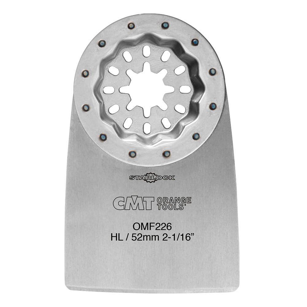 CMT omf226-x1 Rigid Scraper 52 mm for All Materials. Attack Starlock, Grey