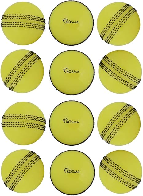 Kosma Juego de pelota de cricket Windball de 12 piezas | Bolas de ...