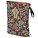 Planet Wise Jewel Woods Large Wet Bag | Reusable Wet Bag for Swimsuit, Dirty Diapers, Beach Trips, Or Even Muddy Shoes | Waterproof Wet Bag Keeps The Wetness and Odors Contained | Holds 15 Diapers