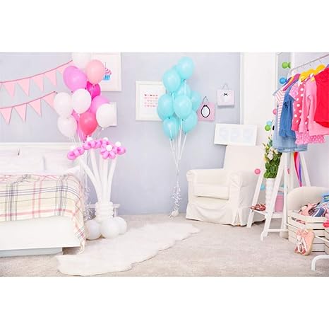 Amazon Com Laeacco 10x8ft Girl S Bedroom Interior Vinyl