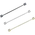 3PCS Men's Classic Brass Shirt Collar Bar Tie Pins Set for Wedding Business with Gift Box