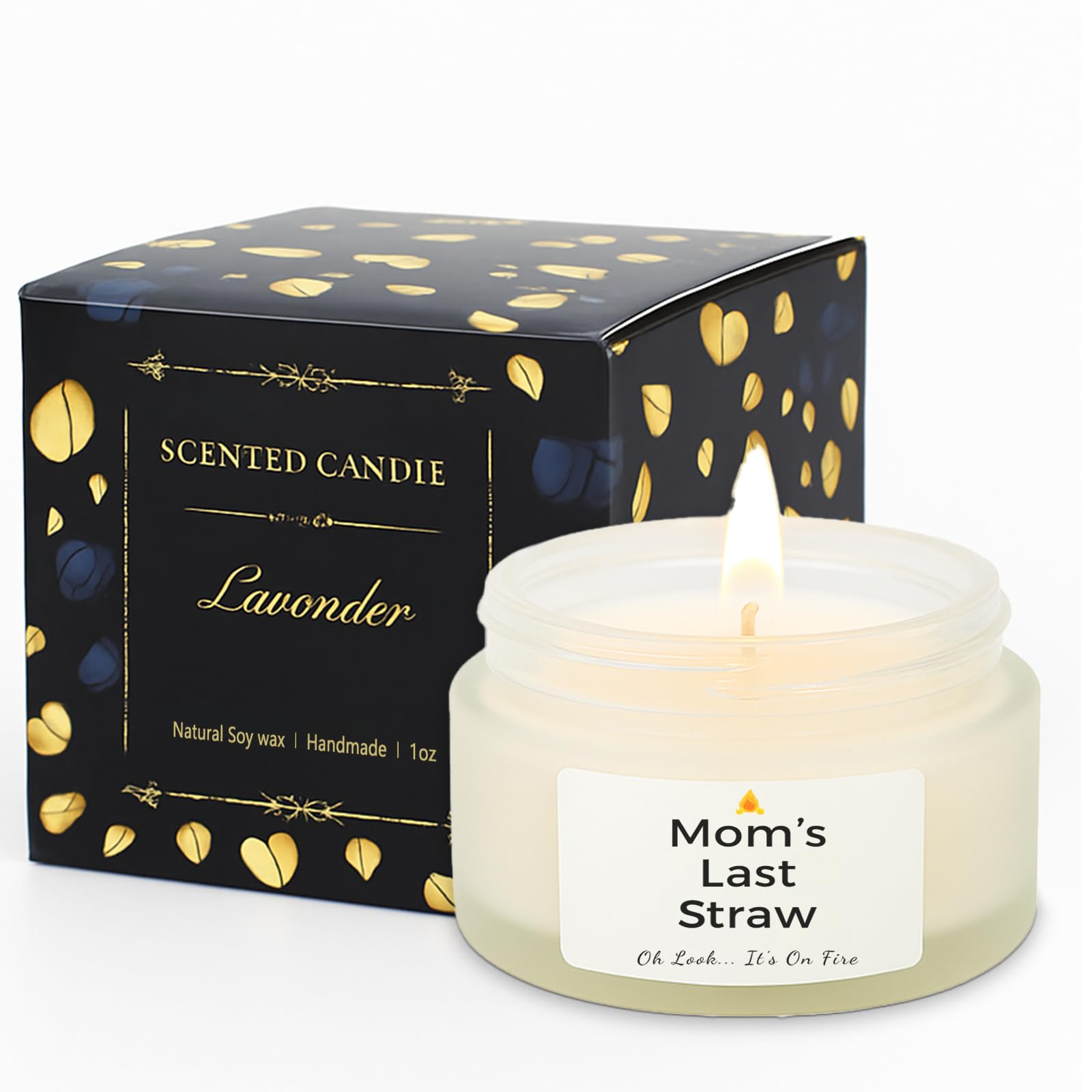 Gifts for Mom, Birthday Gifts for Women, Unique Christmas Thanksgiving Gift for Mom from Daughter Son, Funny Candles with Replaceable Stickers Gift Ideas for Moms, Womens, Wife, Her