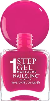 Nails.INC Its Topless Olivia Hot Pink Gel-Like Nail Polish 4 in 1 view 10