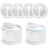 Cheerble Pumpless Cat Water Elfin Fountain, Wireless Pet Fountain Battery Operated, 2L/67oz E1+ Automatic Water Dispenser Cats & Dogs MagDrive™ Technology Stainless Steel Tray, 4 Filters