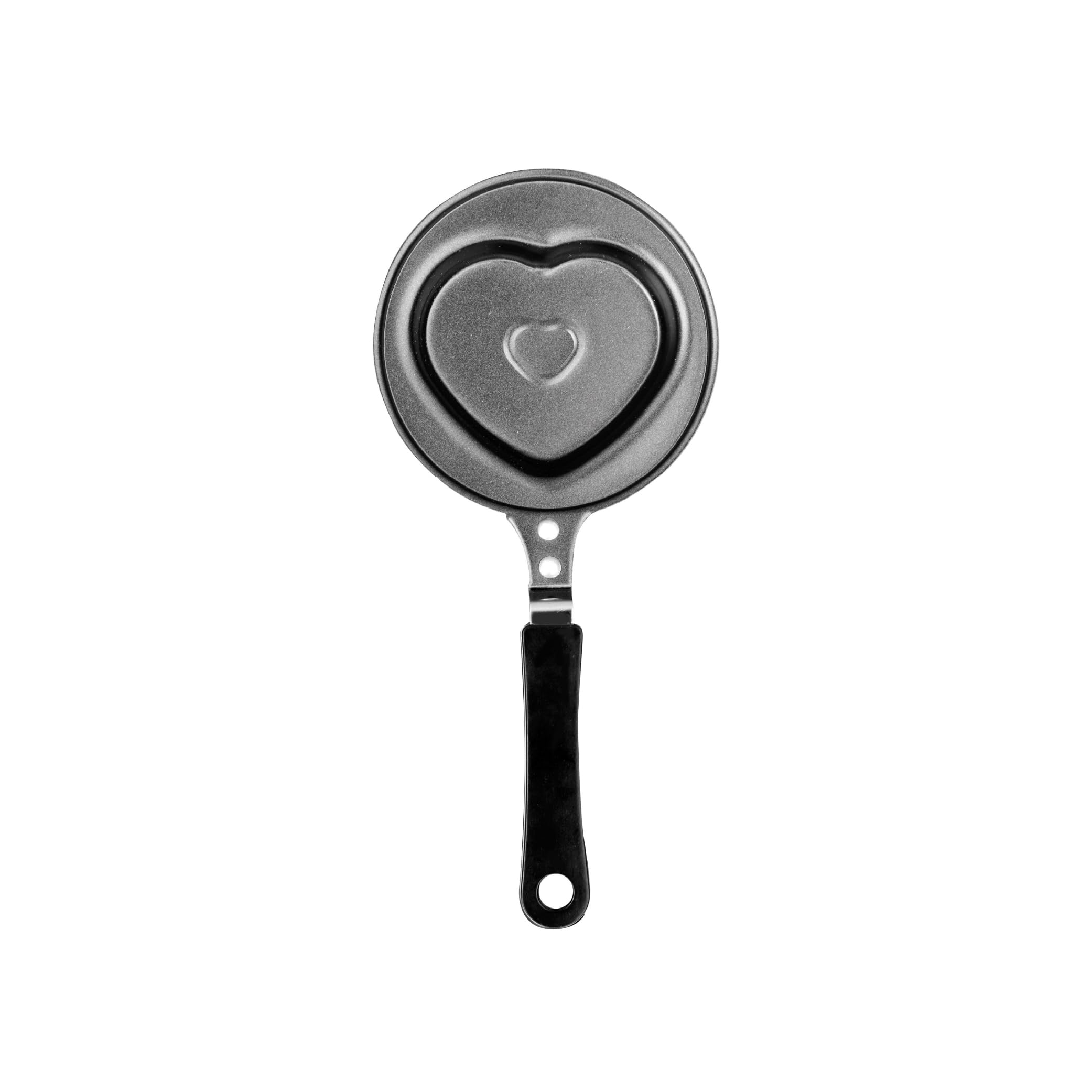 IBILI Moka Heart-Shaped Mini Pan, Steel, Non-Stick, Suitable for Induction Hobs