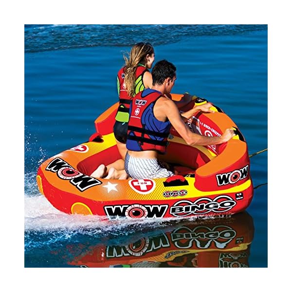 WOW-World-of-Watersports-Bingo-Inflatable-Secure-Cockpit-Seating-Towable-Front-and-Back-Tow-Points
