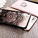 iPhone 7 Plus Case Finger Ring Stand - JAZ Ultra Thin Hard PC Back [ 3D Relief ]Silicone Case Cover With 360 Rotating Ring / Kickstand /Shockproof for iPhone 7 Plus / iPhone 8 Plus(Mandala)