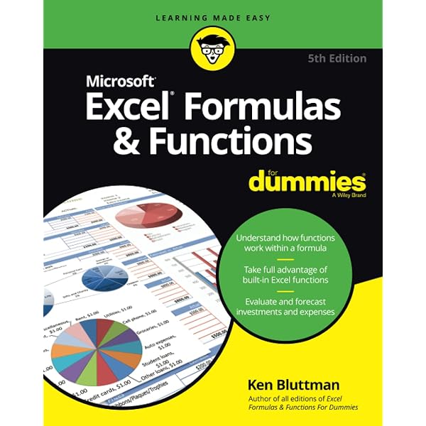 Excel Formulas And Functions Fd, 5e (For Dummies): Bluttman, Ken