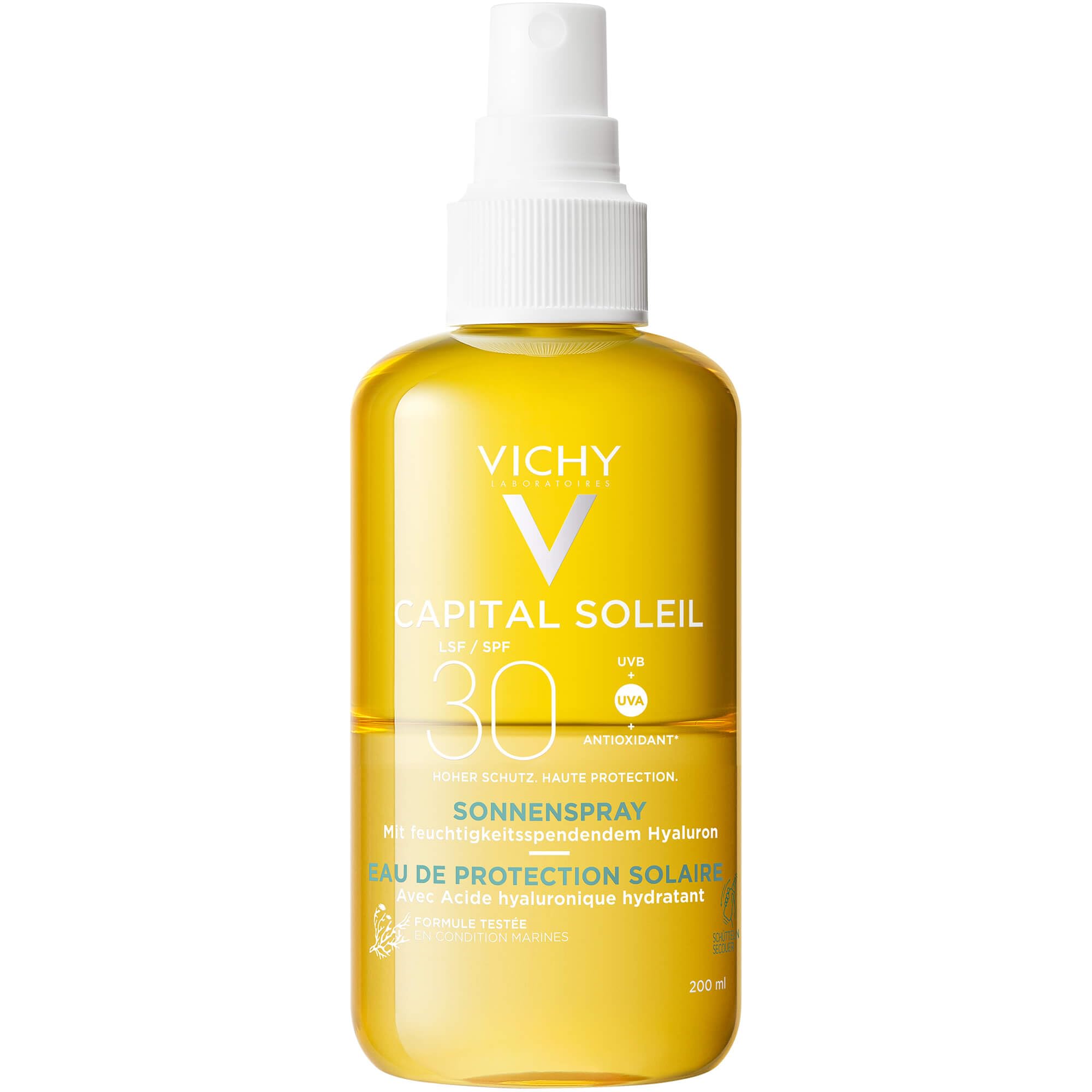 Vichy Capital Soleil Hydrating Solar Protective Water SPF30 with Hyaluronic Acid 200ml