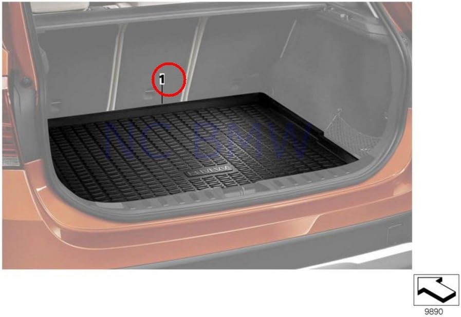 BMW Genuine Fitted Luggage Compartment Mat Automotive