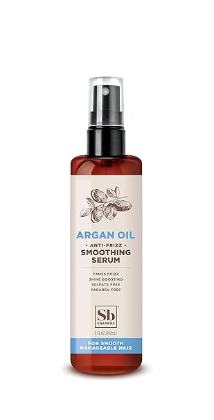 Amazon Com Soapbox Argan Oil Anti Frizz Smoothing Serum Beauty