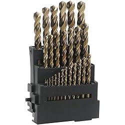 Metric Cobalt Drill Bits Set 1-13mm 25PCS, M35 high