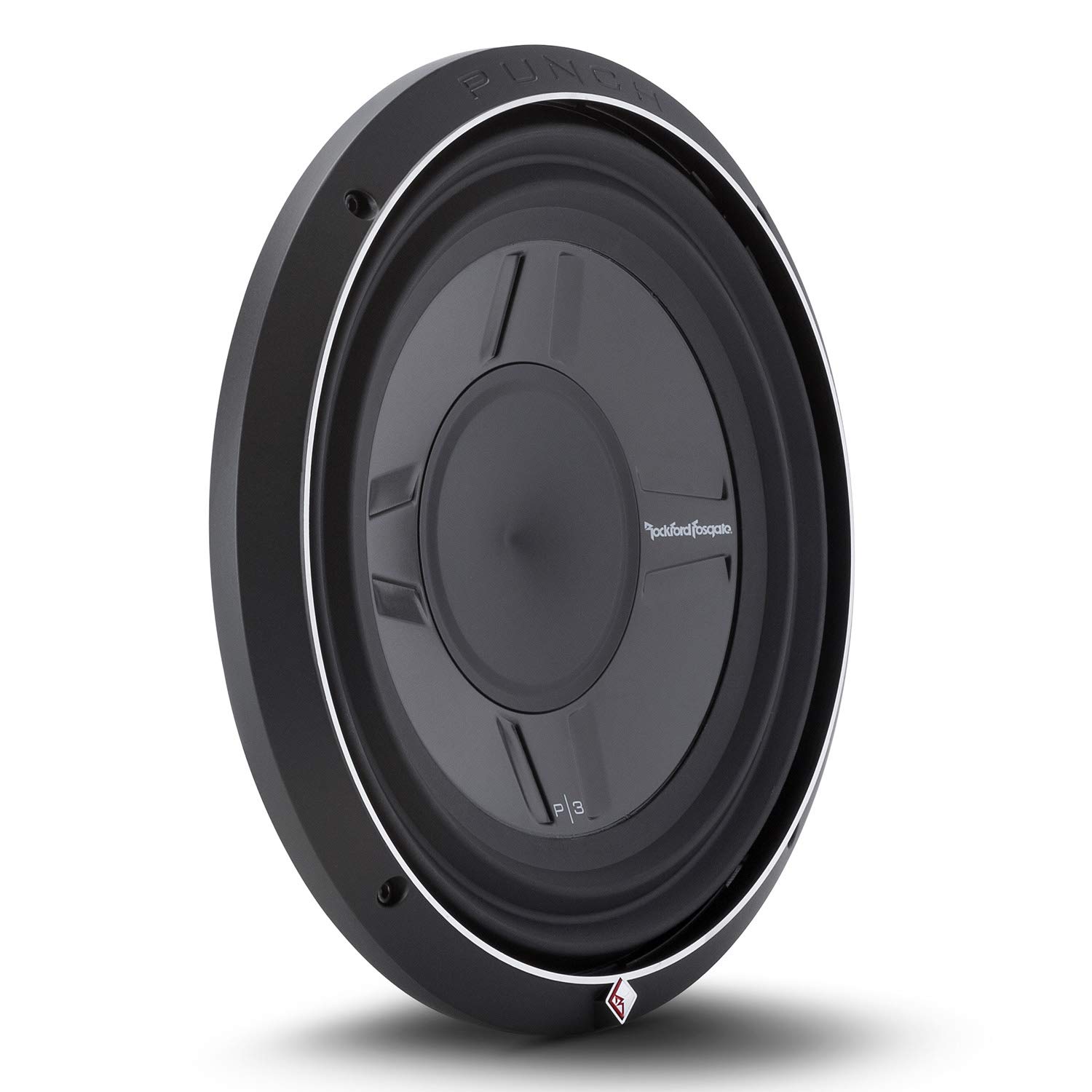 Rockford Fosgate P3SD2-12 P3 Punch Shallow Mount 12-Inch DVC 2-Ohm Subwoofer