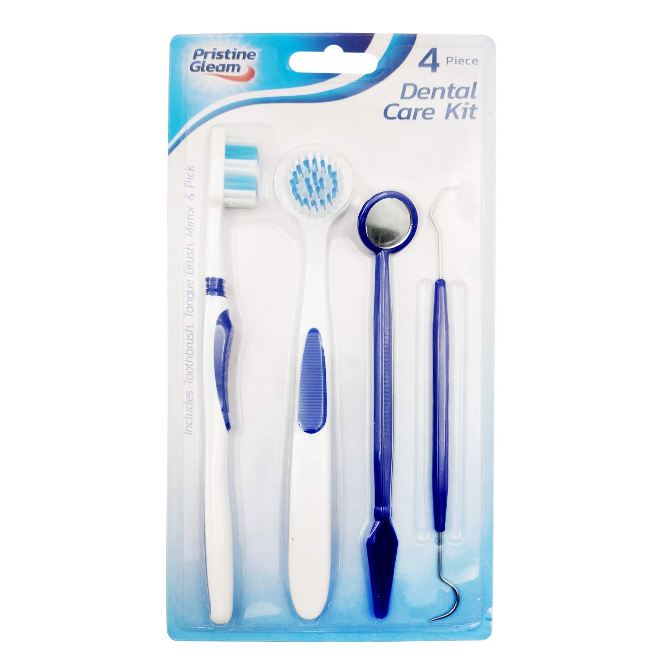 Dental Care Kit | Tooth Pick Brush Cleaner Plaque Mirror Teeth Stain Remover