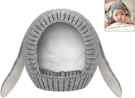 bunny ears baby hat