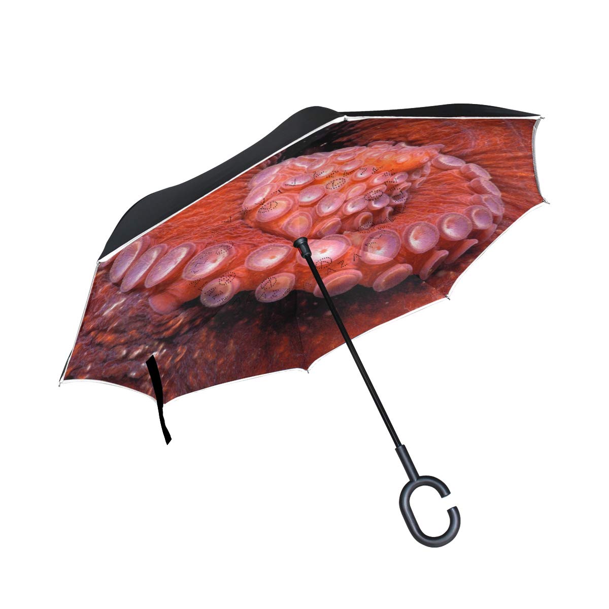 ゴルフ リバーシブル タコの美しさ逆さ傘 逆傘 Agree All 車 B07hy2sktf カラー5 Size One ブラック アウトドア 雨 旅行 ゴルフ傘 使い勝手の良い Www Anoual Ma