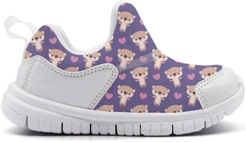 ONEYUAN Children Brown Bear Kid Casual Lightweight Sport Shoes Sneakers Running Shoes