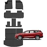 for Buick Enclave Floor Mats 2018-2024,Car Mats for Buick Enclave All Weather Floor Mats Cargo Liner Accessories Backrest Cargo Mat