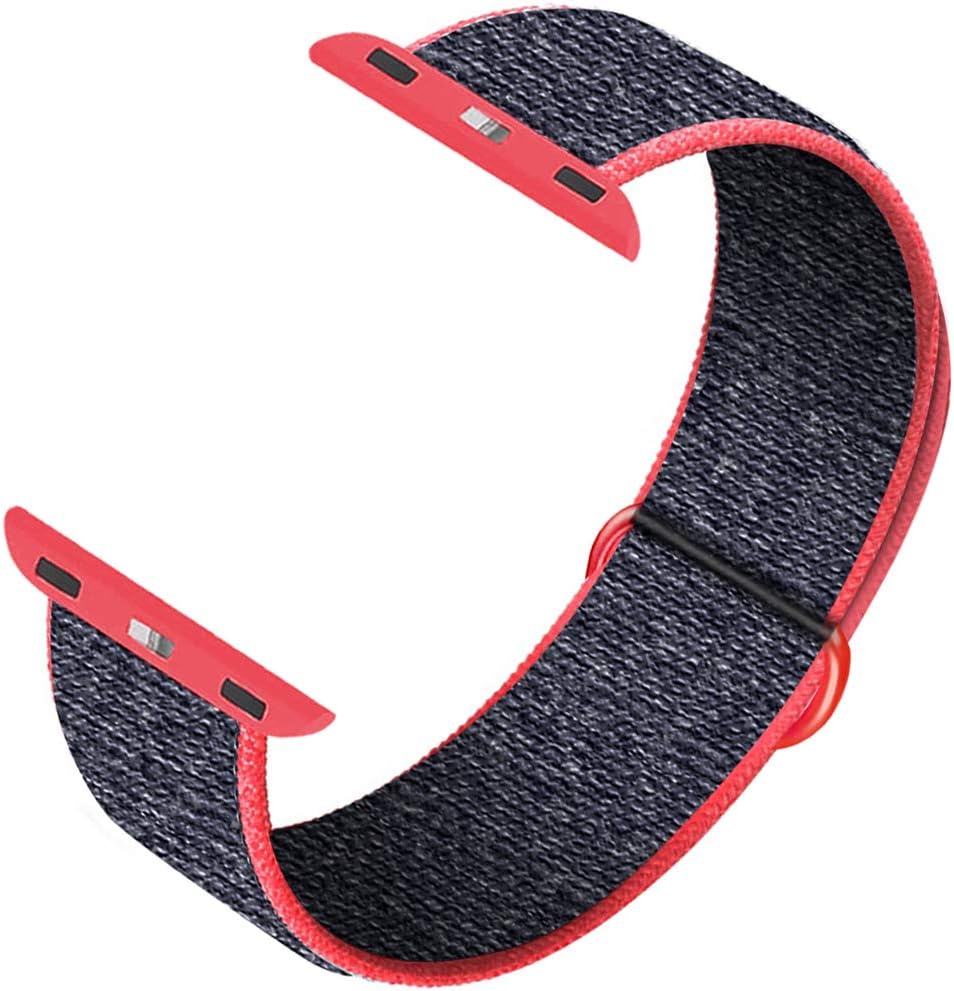 INTENY Sport Band Compatible with Apple Watch 38mm 40mm 42mm 44mm, Soft Sport Loop, Strap Replacement for iWatch Series 5, Series 4, Series 3, Series 2, Series 1