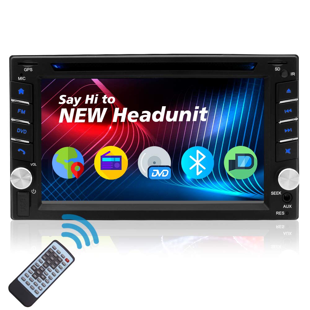 Buy 2 Din Car Stereo 6.2 Inch Touch Screen Head Unit Auto Radio with