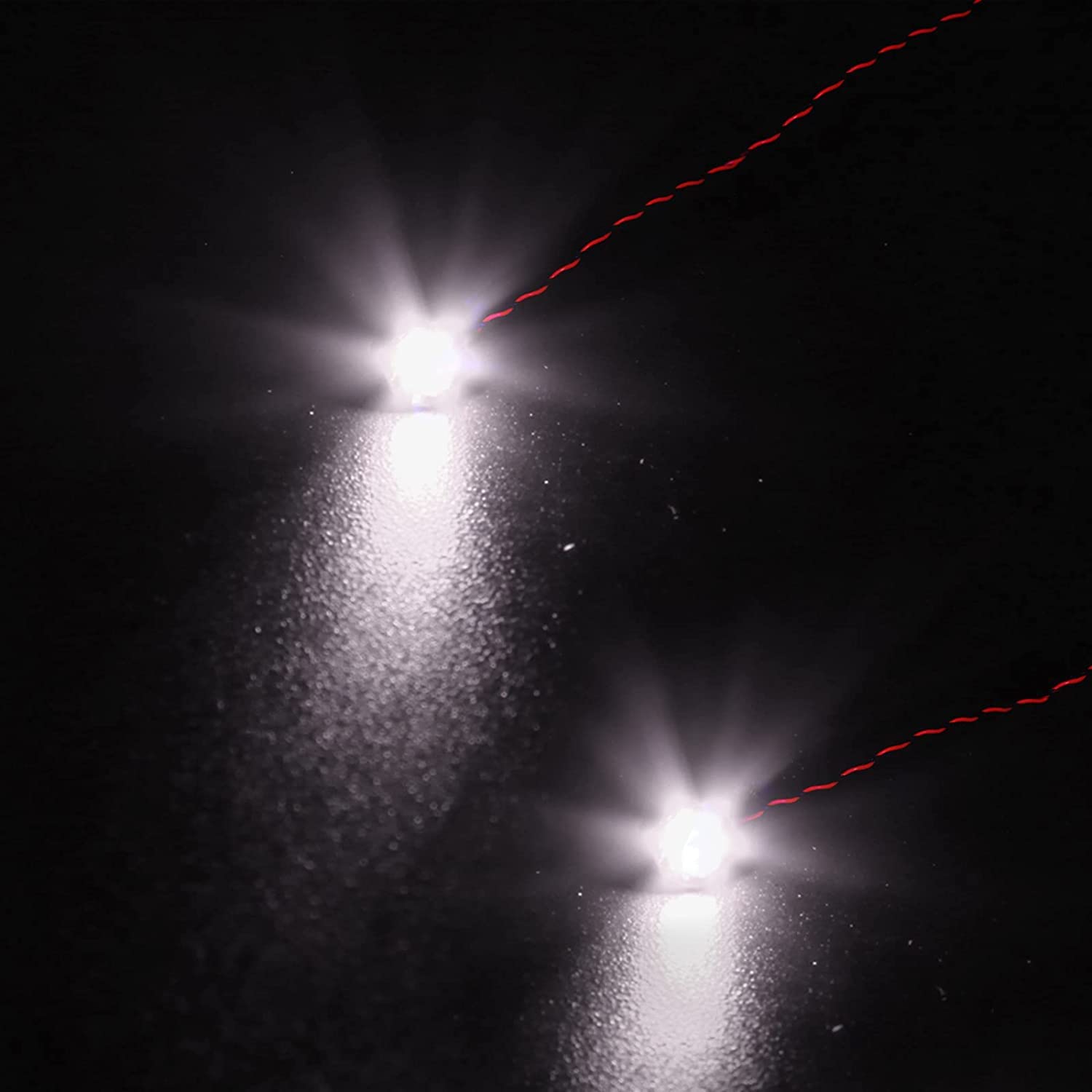 BrickBling White LED Light Set (30 cm) for DIY/MOC Lighting (Pack of 2) LED Lighting Set Decorative Lights for Lego and Other Major Brand Bricks