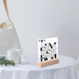 Tomoyuki Wood Place Card Holders 10 Pcs Table Number Stands view 5