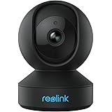REOLINK Indoor Security Camera, 2.4/5 GHz Wi-Fi, E1 Pro 4MP HD Plug-in Pet Camera, 360 Degree Baby/Pet Monitor with Auto Trac