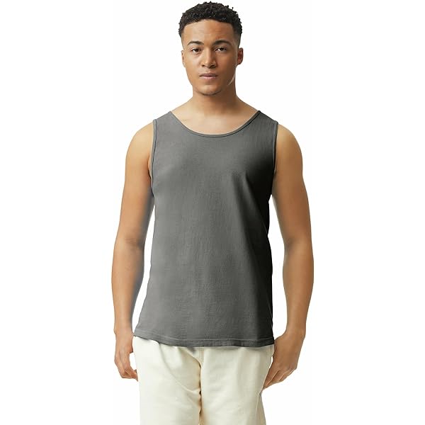American Apparel Men's Tri-Blend Tank, Athletic Grey, Small at