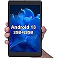 C idea 8 Inch Tablet with Android 13,Youth Tablet PC with Blue Light Screen WiFi Dual Camera 32GB+512GB Expanded HD IPS Safety Eye Protection for Teens and Adults（Black）