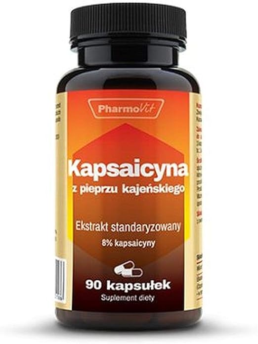 Capsaicin KAPSAICYNA 90 Capsules Standarised to 8 Capsaicin Amazon