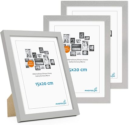Set Of 3 Picture Frames Modern Silver With Dimensions Of 15x Cm 8 X 6 Inch Made From Mdf With Acrylic Glass Insert Photo Frames Wall Including Accessories Photo Collage Photo Gallery Amazon Co Uk Set Of 3 Picture Frames Modern Silver With Dimensions Of 15x Cm 8 X 6 Inch Made From Mdf With Acrylic Glass Insert Photo Frames Wall Including Accessories Photo Collage Photo Gallery Amazon Co Uk